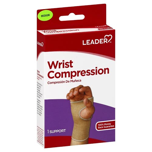 Image for Leader Wrist Compression, Medium,1ea from Vanco Pharmacy