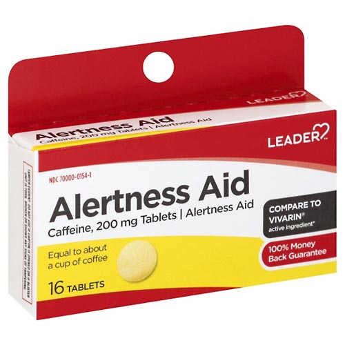 Image for Leader Alertness Aid, Tablets,16ea from Vanco Pharmacy