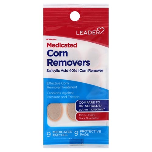Image for Leader Corn Removers, Medicated,1ea from Vanco Pharmacy