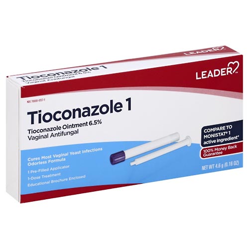 Image for Leader Tioconazole 1, Vaginal Antifungal,4.6g from Vanco Pharmacy