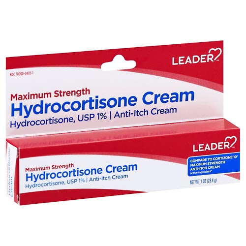 Image for Leader Hydrocortisone Cream, Maximum Strength,1oz from Vanco Pharmacy