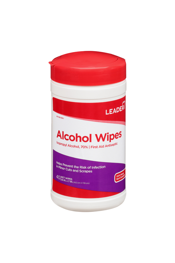 Image for Leader Alcohol Wipes,40ea from Vanco Pharmacy