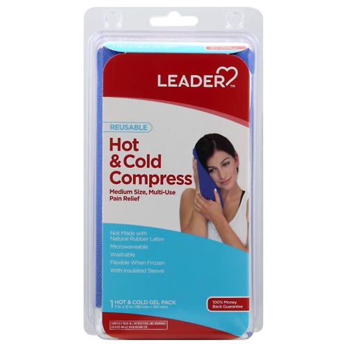Image for Leader Hot & Cold Compress, Reusable, Medium Size,1ea from Vanco Pharmacy