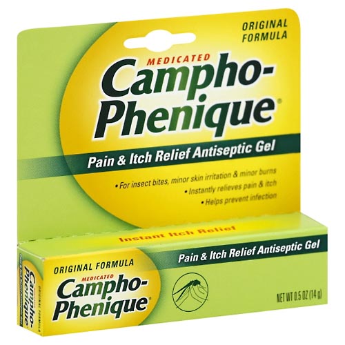 Image for Campho Phenique Pain & Itch Relief Antiseptic Gel, Medicated, Original Formula,0.5oz from Vanco Pharmacy