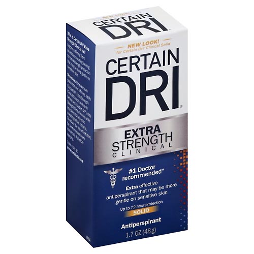Image for Certain Dri Antiperspirant, Extra Strength Clinical, Solid,1.7oz from Vanco Pharmacy