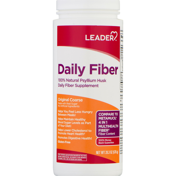 Image for Leader Daily Fiber, Original Coarse, 20.3oz from Vanco Pharmacy
